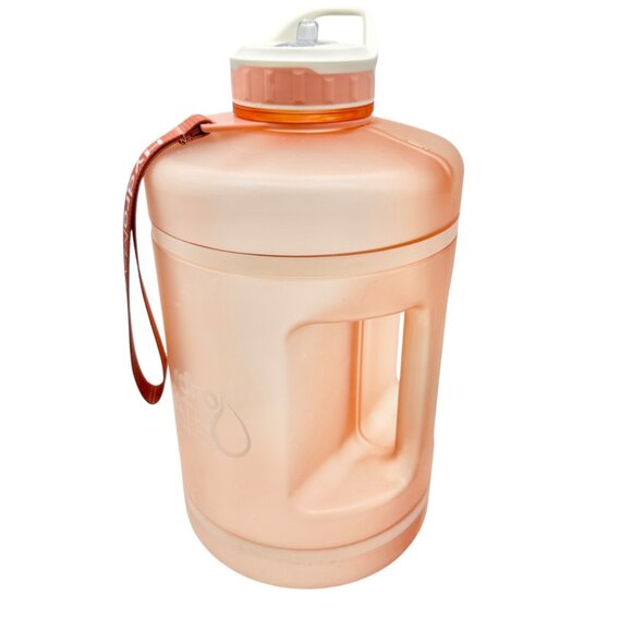 HydroMate 1 Gallon Motivational Water Bottle Straw Lid Time Marker BPA-Free - Picture 8 of 11